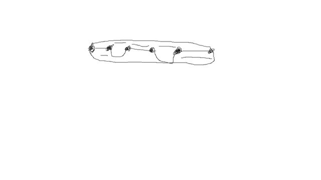 The Long Vehicle — line sketch — Hand-drawn digital sketch